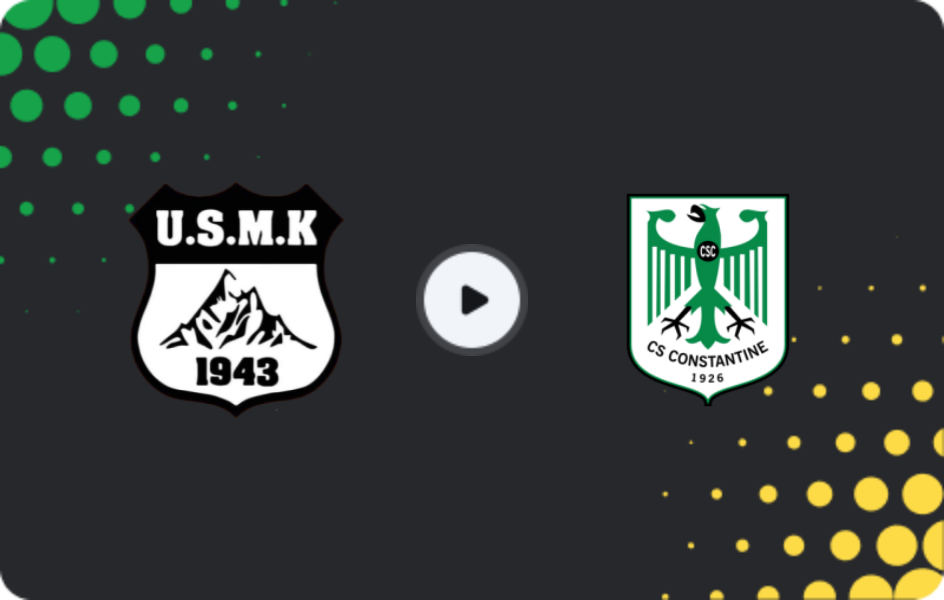 Where to watch Khenchela — CS Constantine, Ligue 1, 26.12.2025