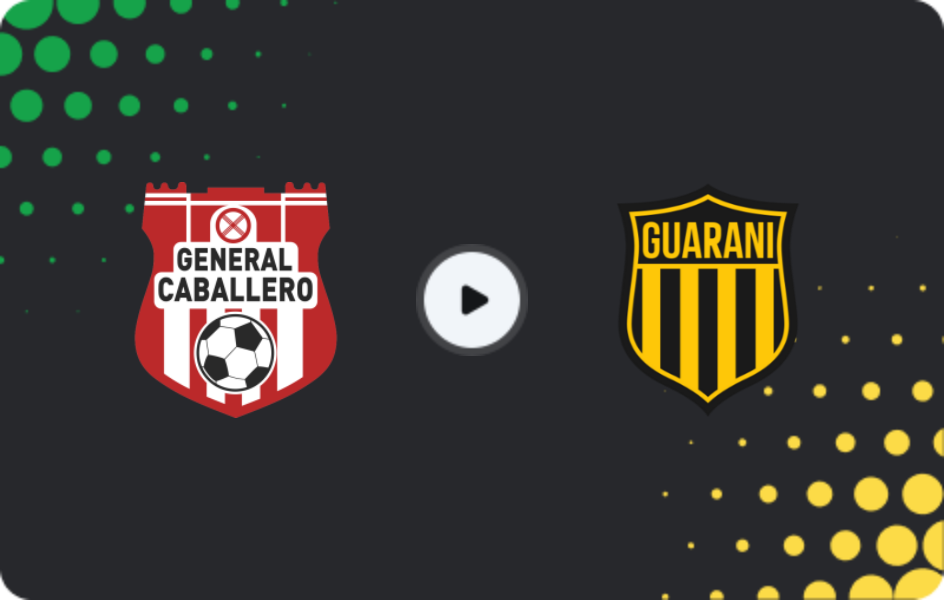 Where to watch General Caballero — Guarani, Division Profesional - Clausura, 23.11.2025