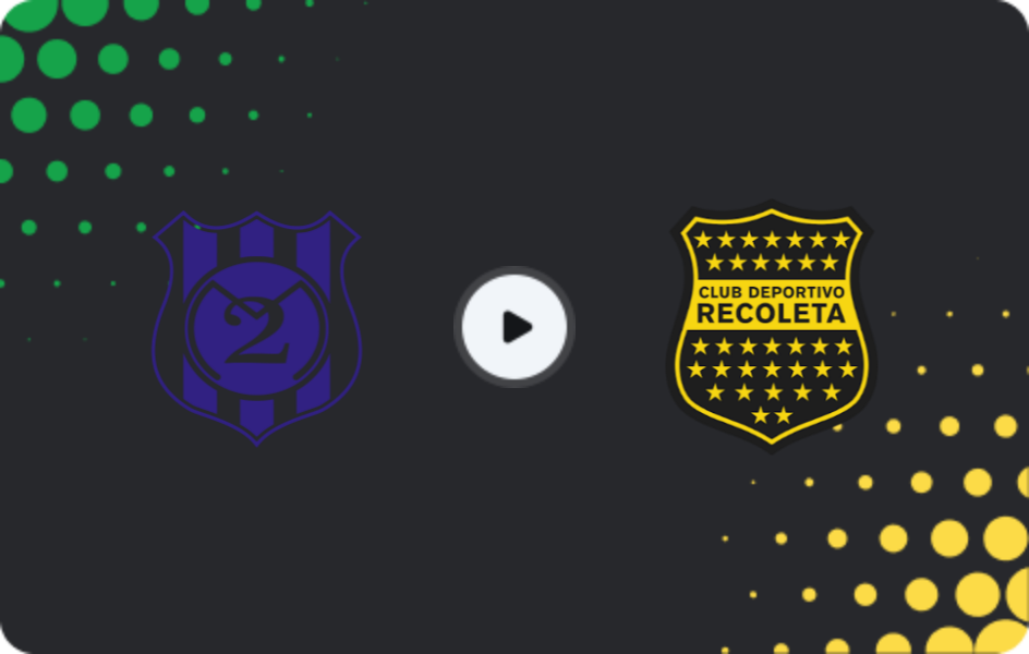 Where to watch 2 de Mayo — Deportivo Recoleta, Division Profesional - Clausura, 21.11.2025