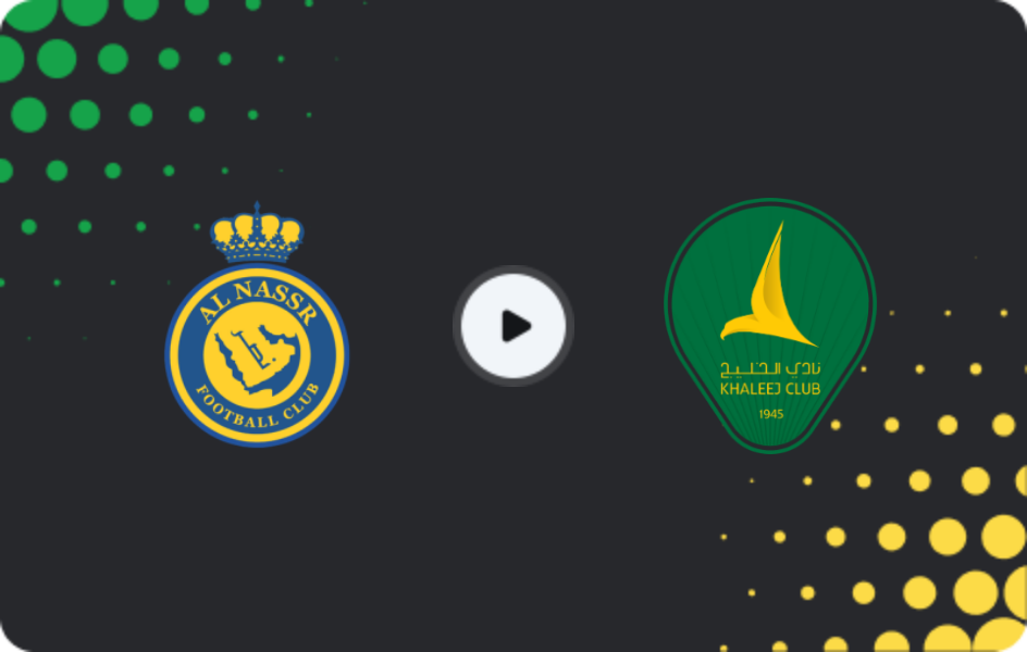 Where to watch Al Nassr — Al Khaleej, Pro League, 23.11.2025