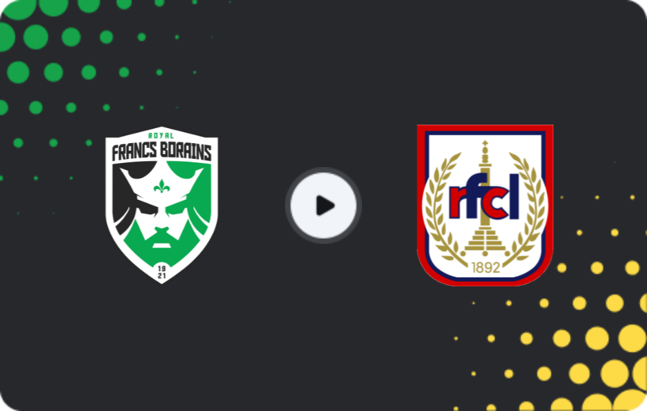 Where to watch Francs Borains — Liège, Challenger Pro League, 21.11.2025