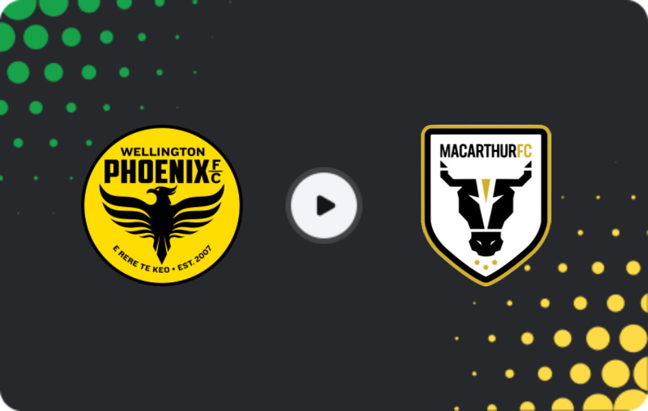 Where to watch Wellington Phoenix — Macarthur, A-League, 22.11.2025