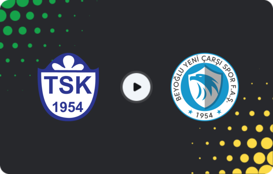 Where to watch Tuzlaspor — Beyoğlu Yeni Çarşı, 2. Lig, 07.12.2025