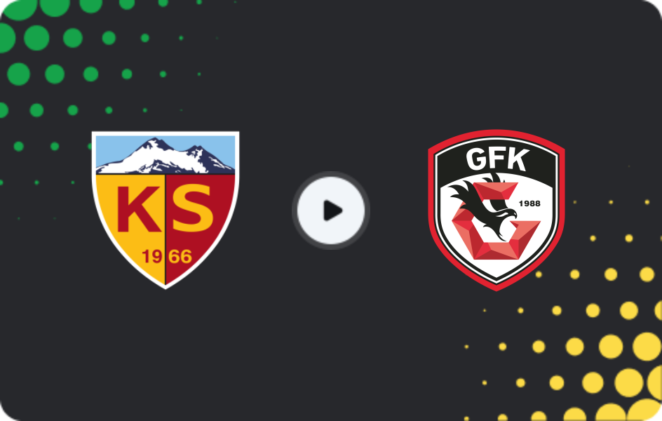 Where to watch Kayserispor — Gaziantep, Süper Lig, 22.11.2025