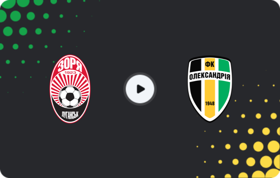 Where to watch Zorya Luhansk — Oleksandria, Premier League, 24.11.2025