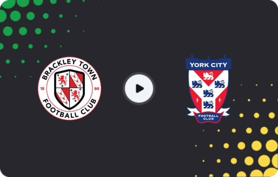 Where to watch Brackley Town — York City, National League, 22.11.2025
