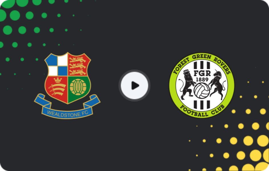 Where to watch Wealdstone — Forest Green, National League, 22.11.2025