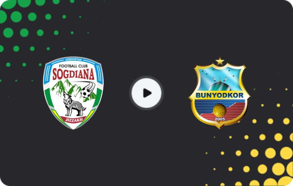 Where to watch Sogdiana — Bunyodkor, Super League, 21.11.2025