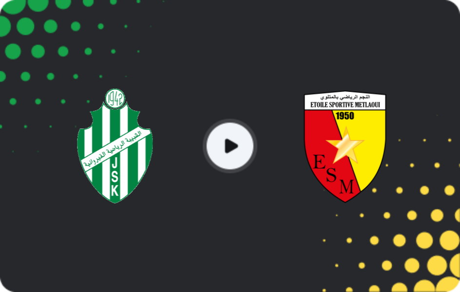 Where to watch JS Kairouanaise — ES Metlaoui, Ligue 1, 22.11.2025
