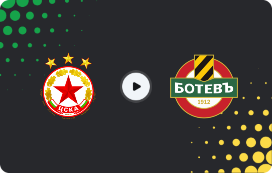 Where to watch CSKA Sofia — Botev Plovdiv, First League, 22.11.2025