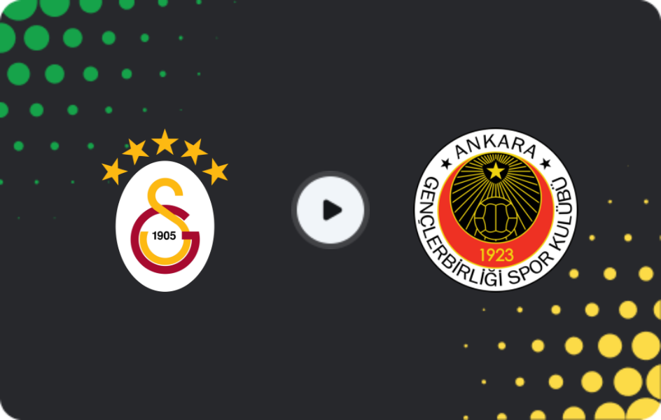 Where to watch Galatasaray — Genclerbirligi, Süper Lig, 22.11.2025