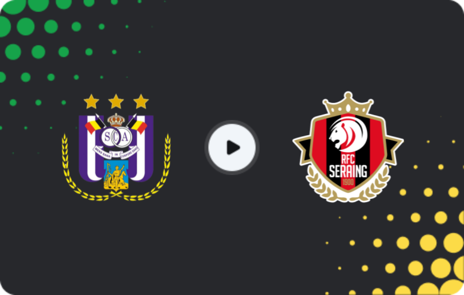 Where to watch Anderlecht II — Seraing United, Challenger Pro League, 22.11.2025