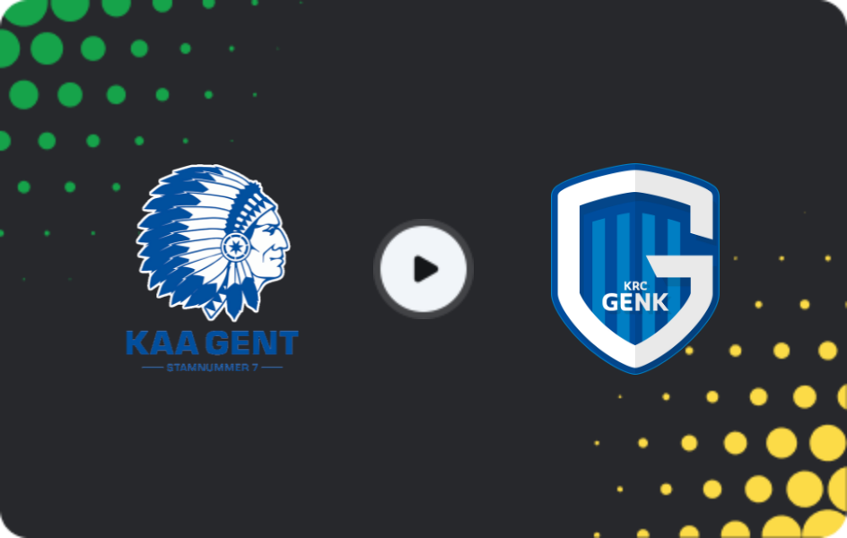 Where to watch KAA Gent II — KRC Genk II, Challenger Pro League, 22.11.2025