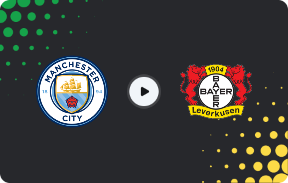 Where to watch Manchester City U19 — Bayer Leverkusen U19, UEFA Youth League, 25.11.2025