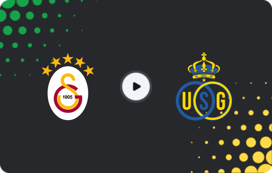 Where to watch Galatasaray — Union Saint-Gilloise, Champions League, 25.11.2025
