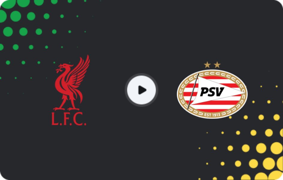 Where to watch Liverpool U19 — PSV U19, UEFA Youth League, 26.11.2025