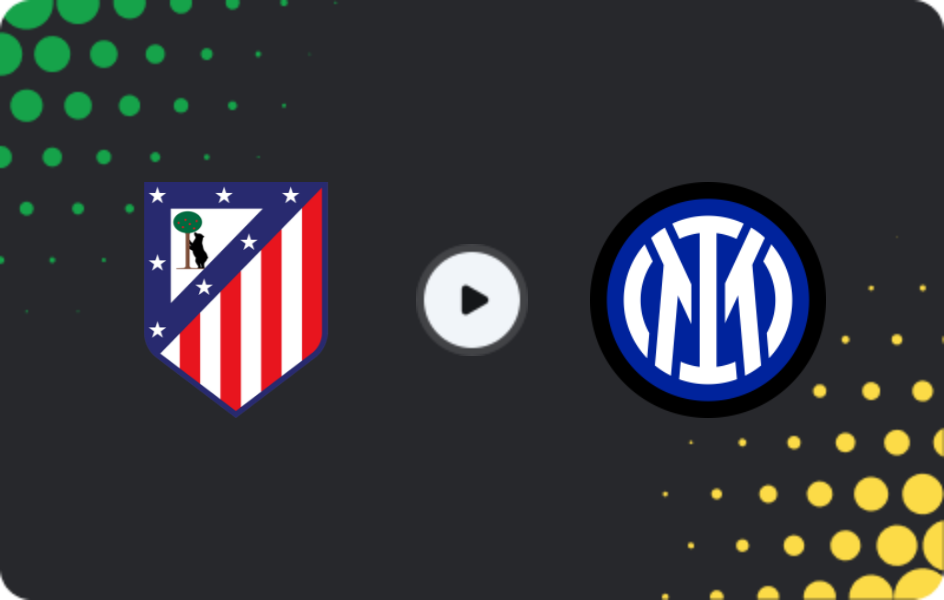 Where to watch Atletico Madrid — Inter, Champions League, 26.11.2025