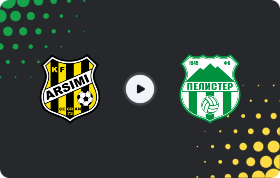 Where to watch Arsimi — Pelister, First League, 30.11.2025