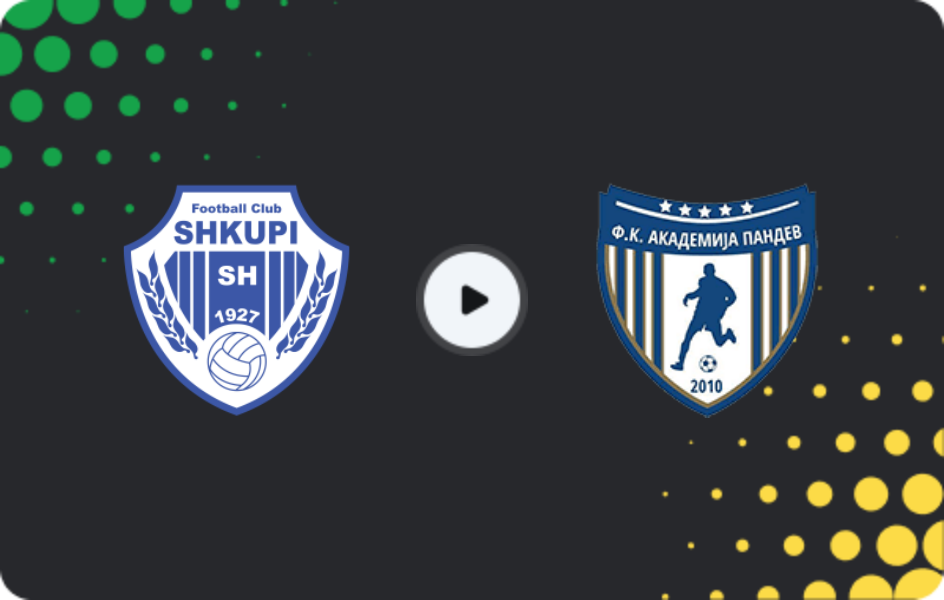 Where to watch Shkupi — Akademija Pandev, First League, 30.11.2025