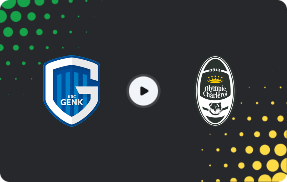 Where to watch KRC Genk II — Olympic Charleroi, Challenger Pro League, 30.11.2025