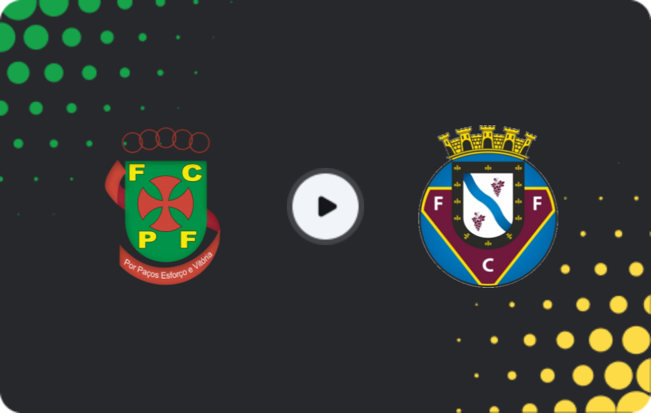 Where to watch Pacos Ferreira — Felgueiras, Segunda Liga, 30.11.2025
