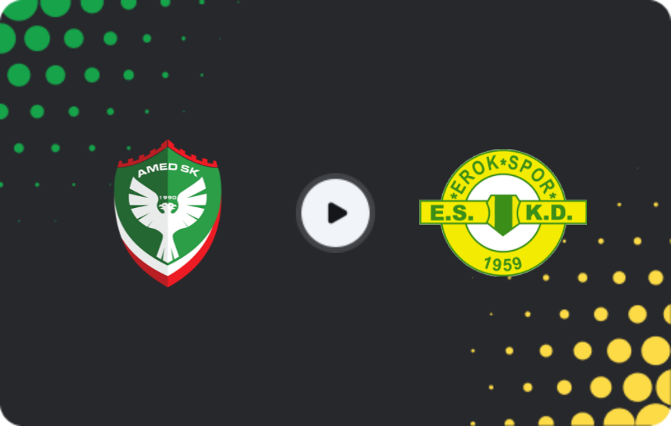 Where to watch Amed — Erokspor, TFF First League, 30.11.2025