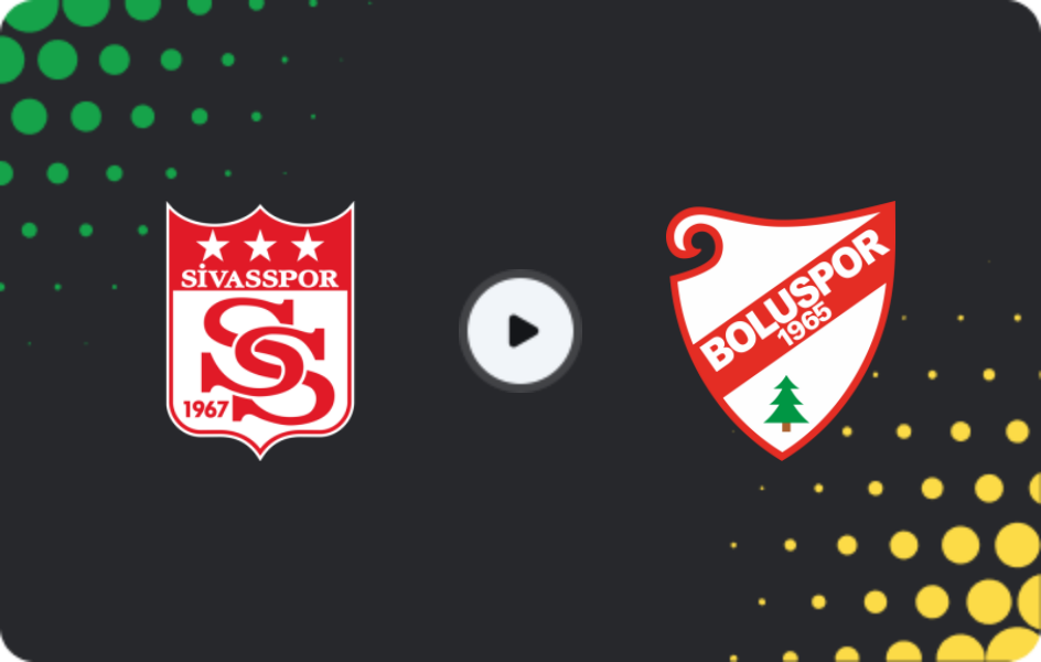 Where to watch Sivasspor — Boluspor, TFF First League, 30.11.2025