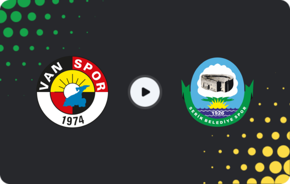 Where to watch Vanspor — Serik Belediyespor, TFF First League, 30.11.2025