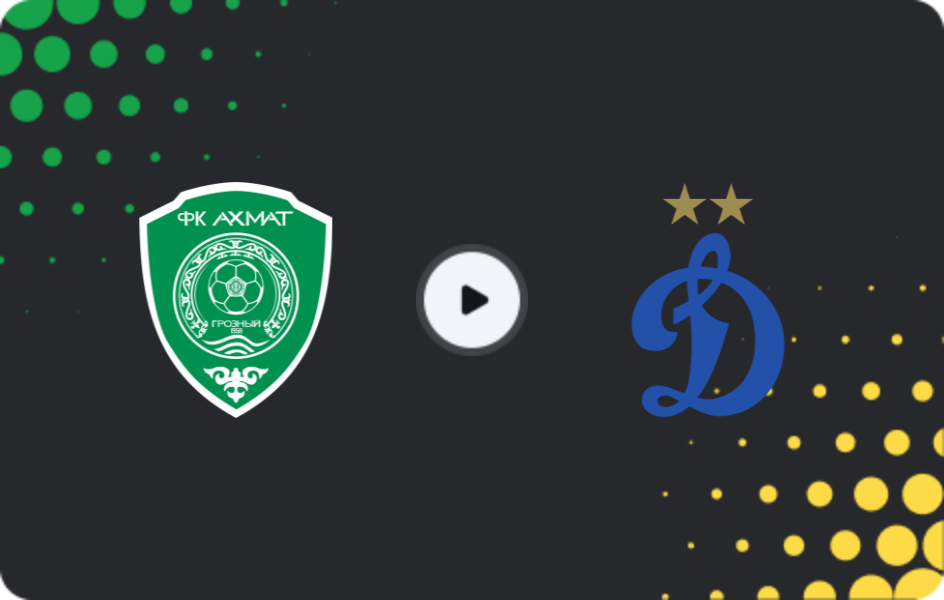Where to watch Akhmat — Dynamo Moscow, Premier League, 30.11.2025
