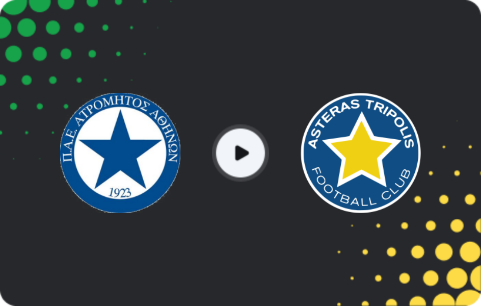 Where to watch Atromitos — Asteras, Super League, 30.11.2025