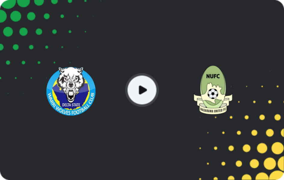 Where to watch Warri Wolves — Nasarawa United, NPFL, 30.11.2025