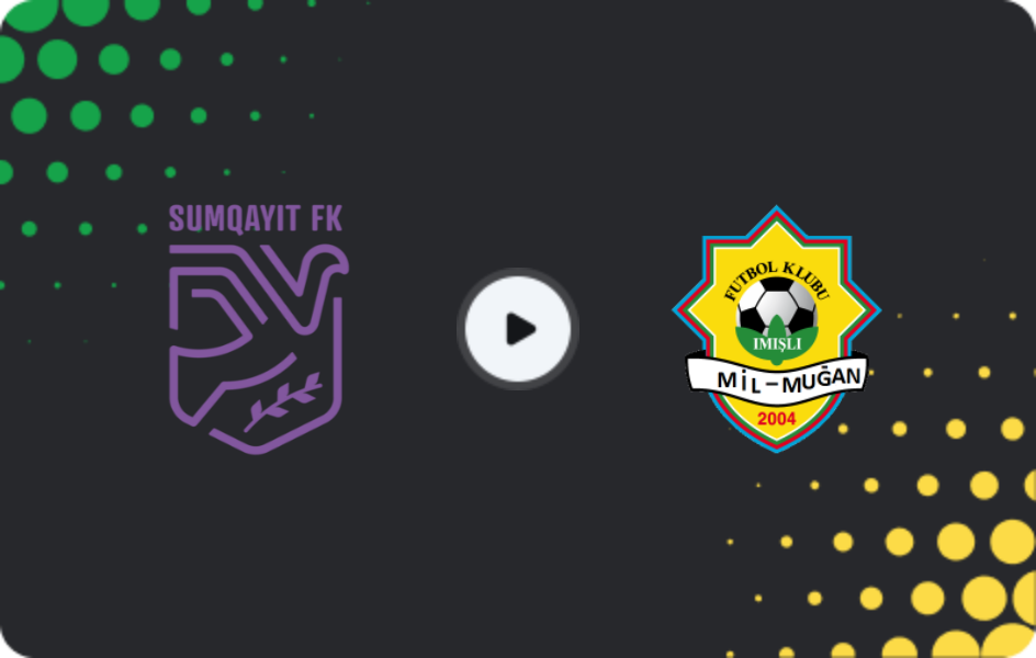 Where to watch Sumqayıt — Mil-Muğan, Premyer Liqa, 06.12.2025