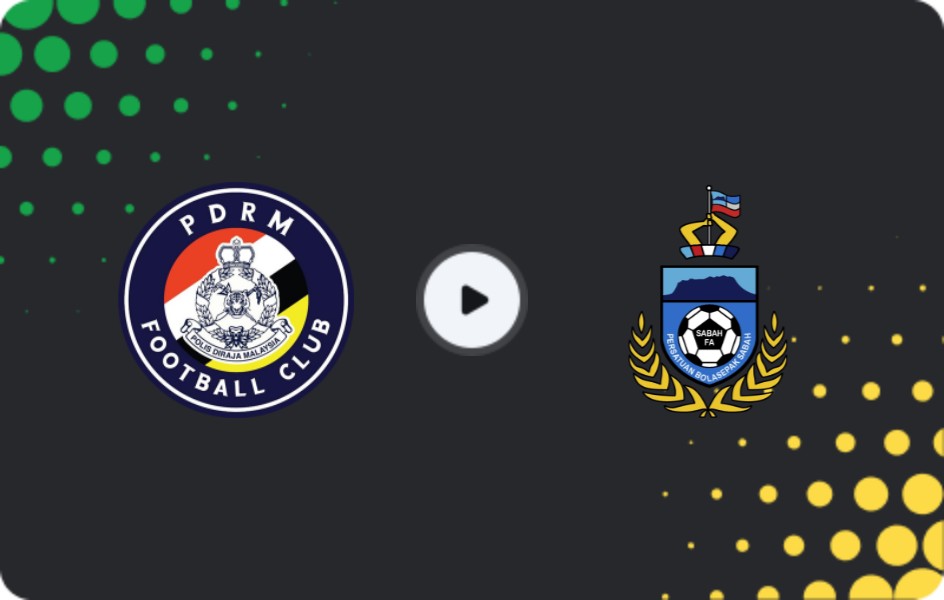 Where to watch PDRM — Sabah FK, Super League, 06.12.2025