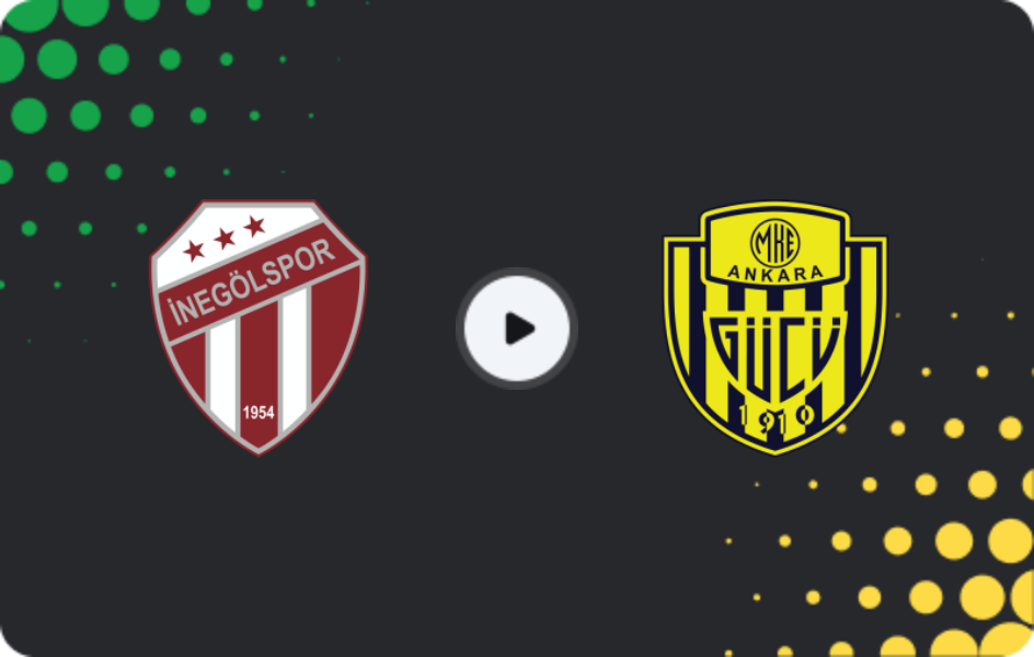 Where to watch İnegölspor — Ankaragucu, 2. Lig, 16.12.2025
