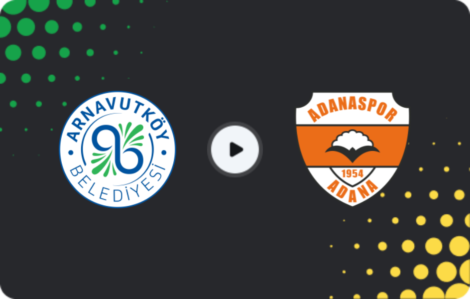 Where to watch Arnavutköy Belediyespor — Adanaspor, 2. Lig, 17.12.2025