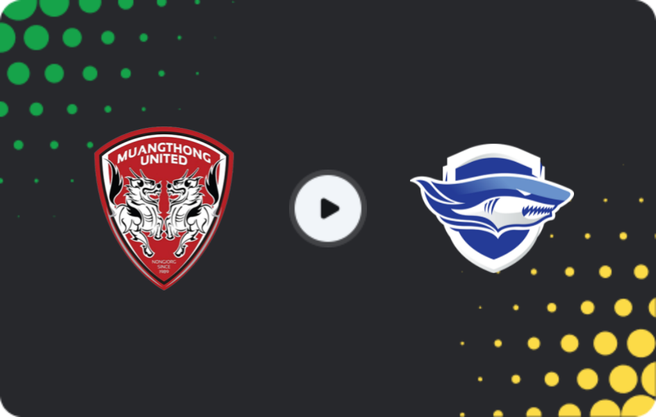 Where to watch Muangthong United — Chonburi FC, Thai League 1, 06.12.2025