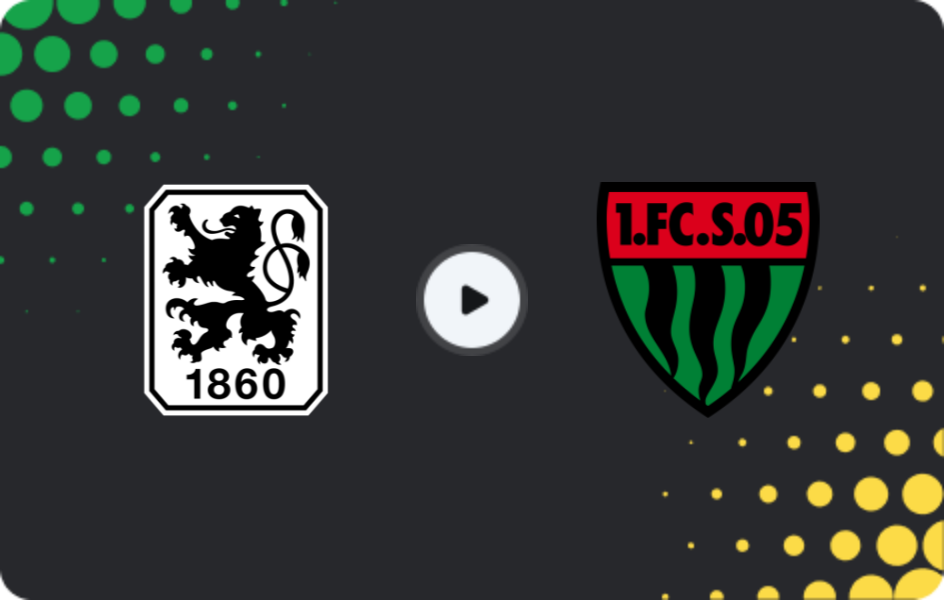 Where to watch 1860 München — Schweinfurt 05, 3. Liga, 06.12.2025