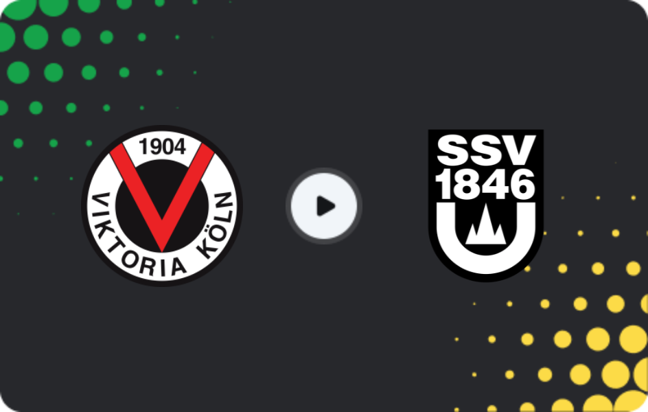 Where to watch Viktoria Köln — Ulm 1846, 3. Liga, 06.12.2025