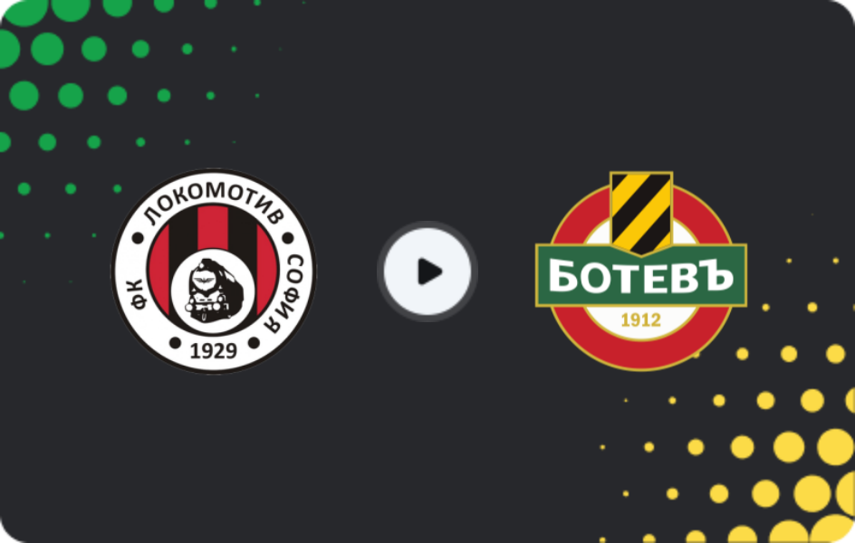 Where to watch Lokomotiv Sofia — Botev Plovdiv, First League, 06.12.2025