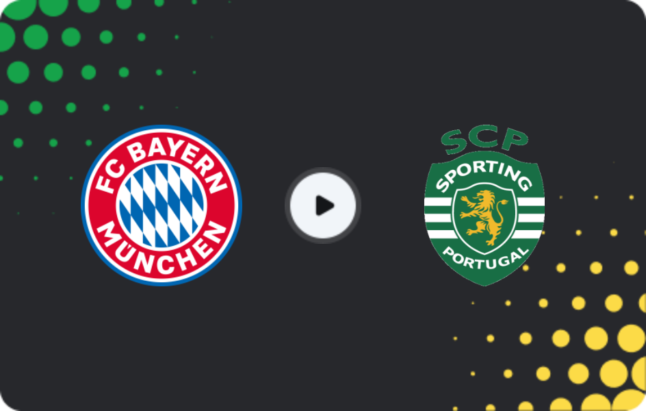Where to watch Bayern — Sporting CP, Champions League, 09.12.2025