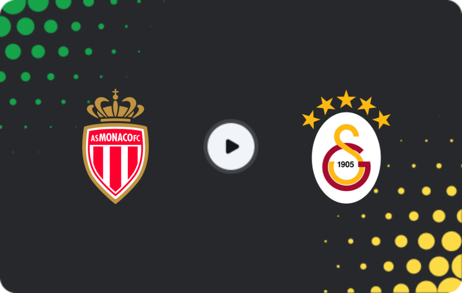 Where to watch Monaco — Galatasaray, Champions League, 09.12.2025