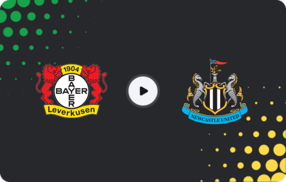 Where to watch Bayer Leverkusen U19 — Newcastle United U19, UEFA Youth League, 10.12.2025