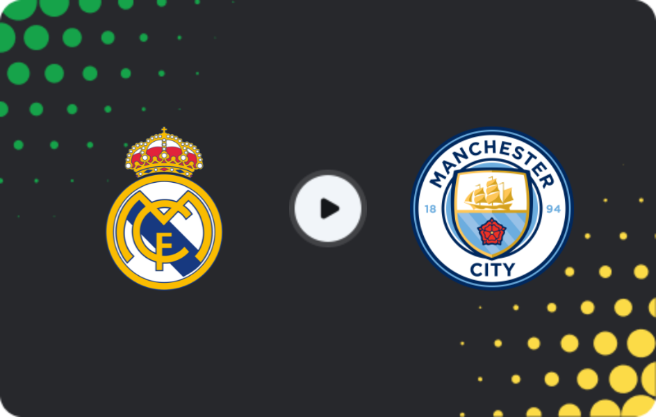 Where to watch Real Madrid — Manchester City, Champions League, 10.12.2025