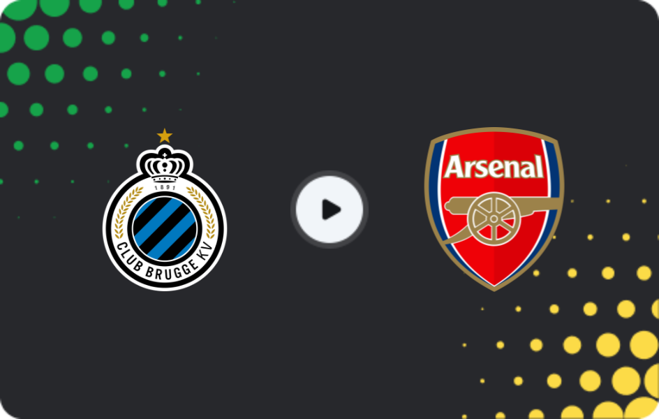 Where to watch Brugge — Arsenal, Champions League, 10.12.2025