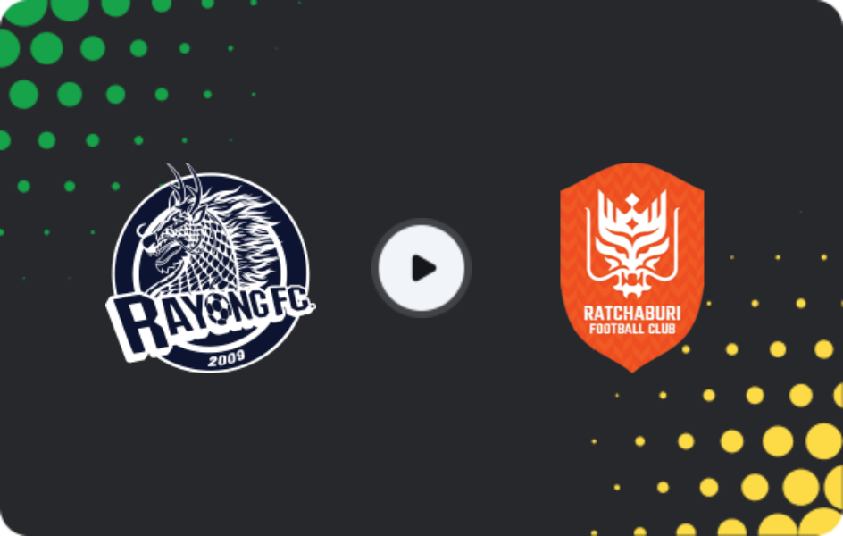 Where to watch Rayong FC — Ratchaburi, Thai League 1, 16.12.2025