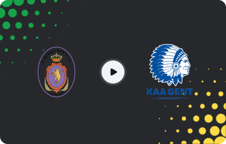 Where to watch Beerschot Wilrijk — KAA Gent II, Challenger Pro League, 16.12.2025