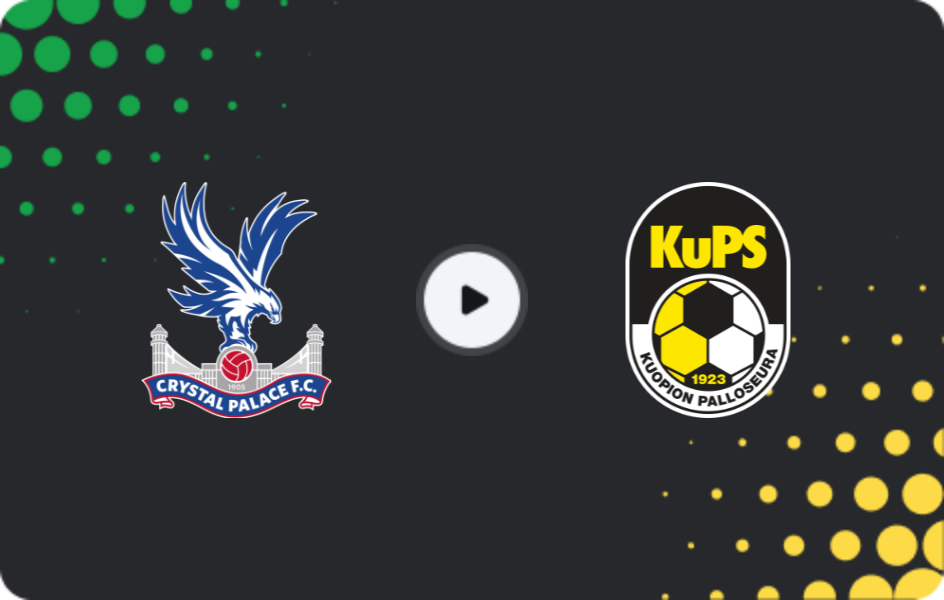 Where to watch Crystal Palace — KuPS, Conference League, 18.12.2025