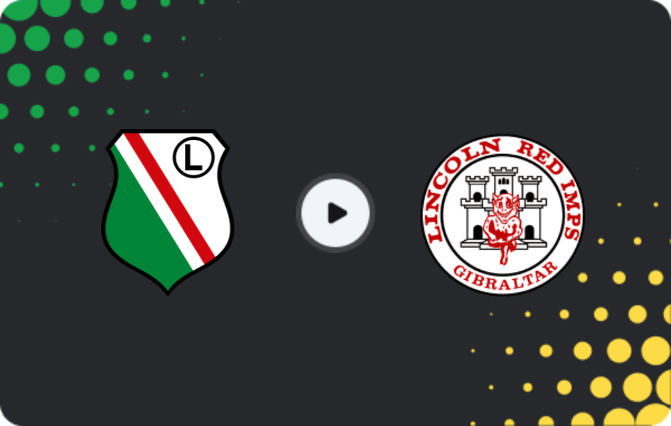 Where to watch Legia Warszawa — Lincoln Red Imps FC, Conference League, 18.12.2025
