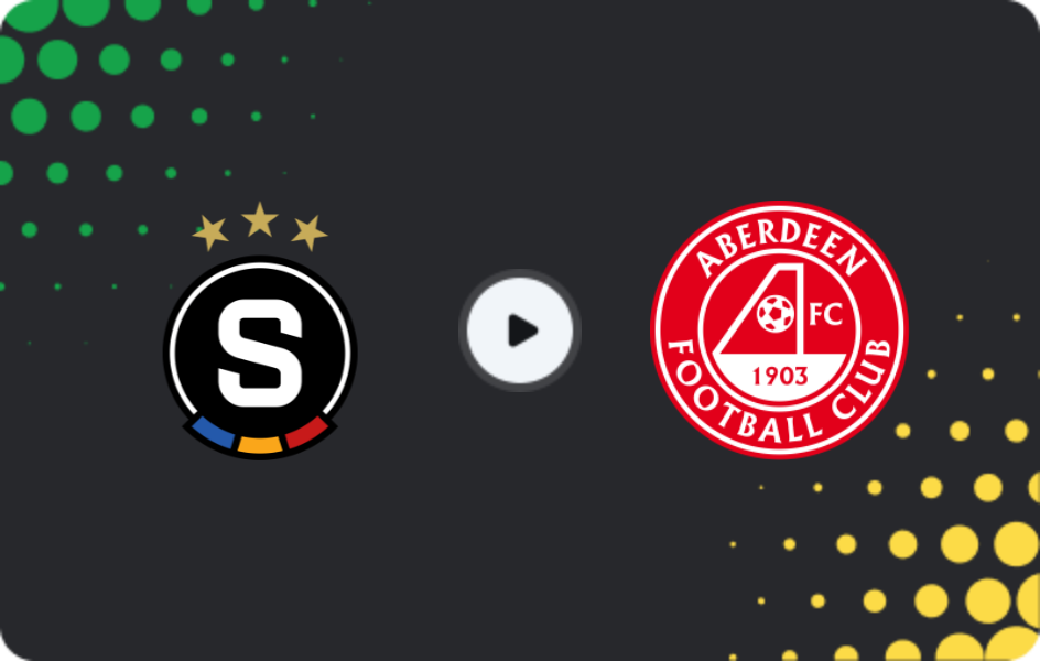 Where to watch Sparta Praha — Aberdeen, Conference League, 18.12.2025