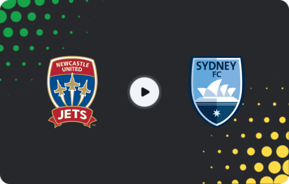 Where to watch Newcastle Jets — Sydney, A-League, 20.12.2025